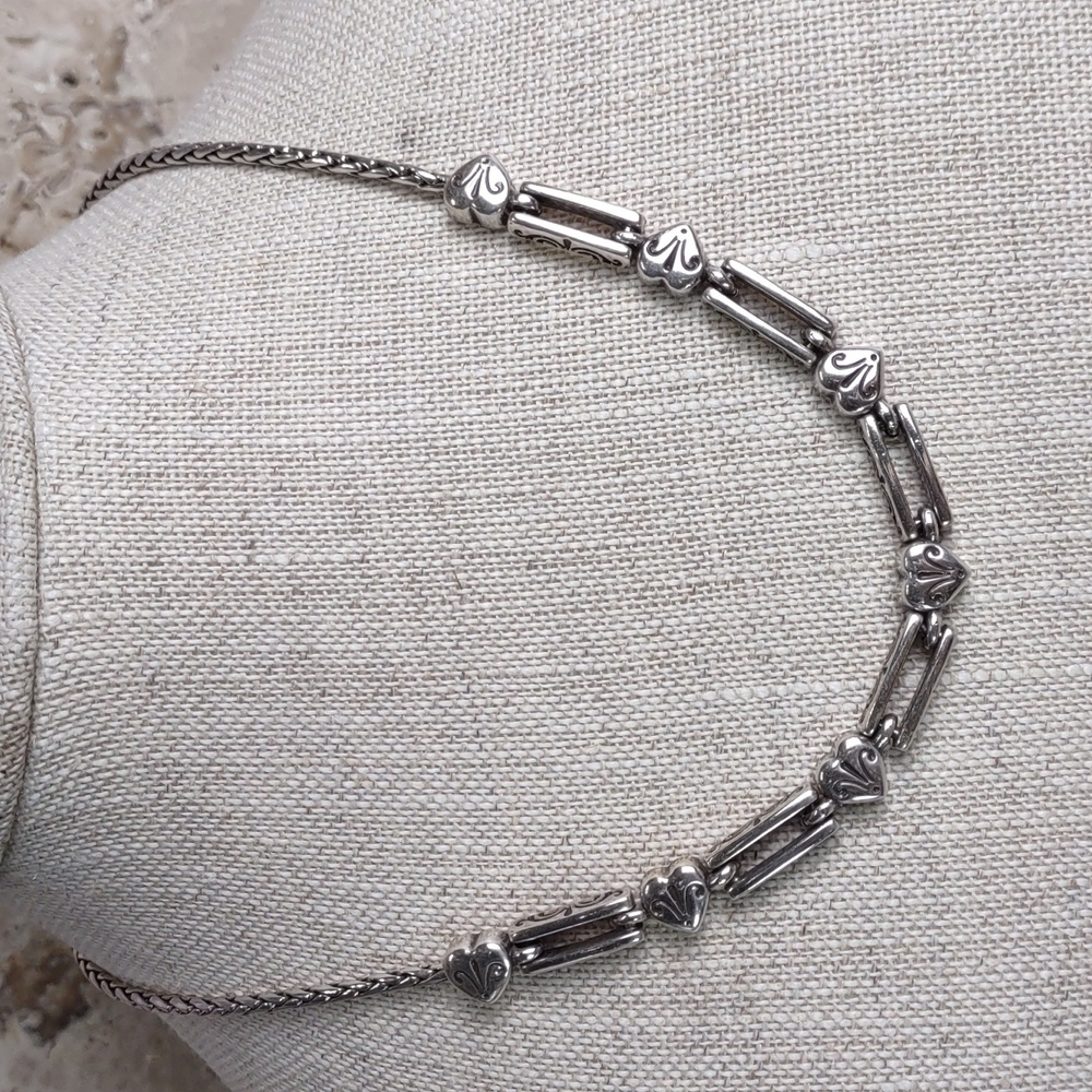 Brighton "Pompeii" Hearts Open Link Necklace